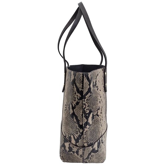 Cole Haan Snakeskin Print Tote - Picture 3 of 9